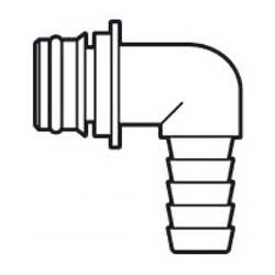Portagomma 90° Ø mm 14