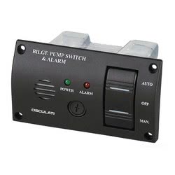Pannello di controllo per pompe di sentina con allarme sonoro
