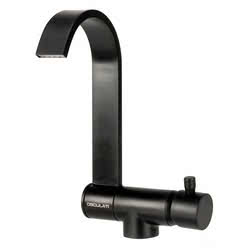 Style black foldable hot/warm water mixer