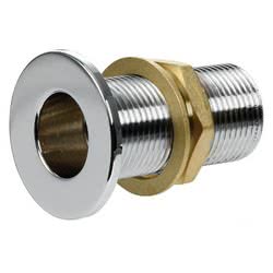 Scarico a mare con testa piatta, tutto filetto