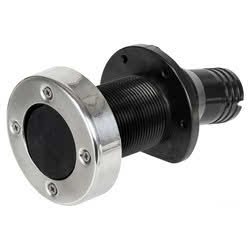 Skin fitting w/hose holder 1"1/2