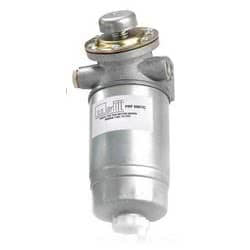 Filtro per gasolio in carta da 12 micron, fabbricato in alluminio pressofuso.