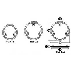 Passauomo LEWMAR Low Profile tondo