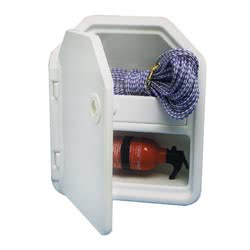 Vano a doppio scomparto per montaggio a parete