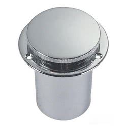 Tappo per imbarco carburante in ottone cromato