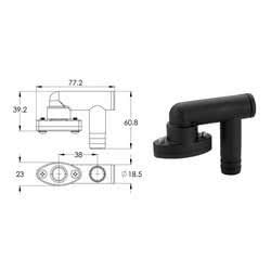 Trappola per sfiato Ø 16 mm