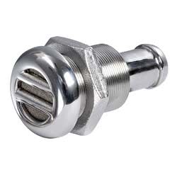 Sfiato carburante in acciaio inox AISI 316 lucidato a specchio con anti-allagamento
