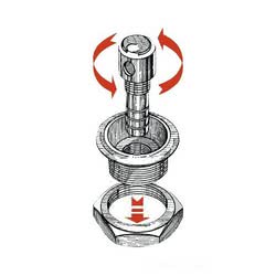 Sfiato carburante inox diritto