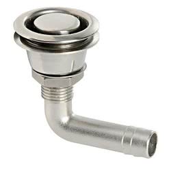 Sfiato inox 90° incassato