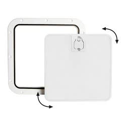 Portello estraibile bianco 375 x 375 mm