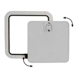 Portello estraibile grigio 375 x 375 mm