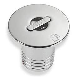 Tappo ottone cromato a filo Fuel 50 mm Carburante - Benzina