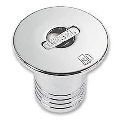 Tappo ottone cromato a filo Diesel 50 mm