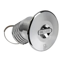 Tappo ottone cromato inclinato filo DIESEL50