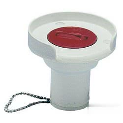 Tappo carburante a norme CE in Nylon/Fiberglass di colore bianco
