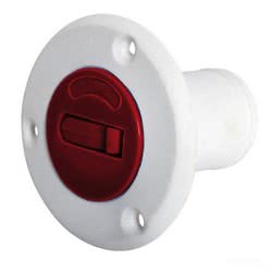 Tappo carburante a norme CE in Nylon/Fiberglass di colore bianco