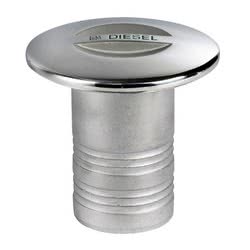 Tappo inox a filo Diesel 50 mm