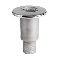 WASTE deck plug polished AISI316 38mm 96.3mm