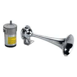 Tromba con compressore in ottone cromato per barche fino a 20 m