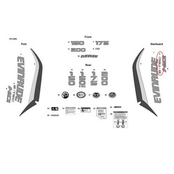 Adesivo "E-Tec" laterale Steel Gray