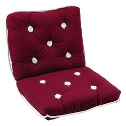 Cuscino con schienale bordeaux