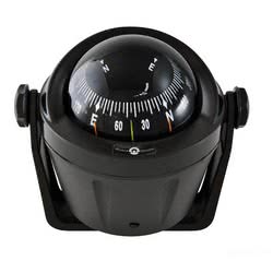 IDRA compact compass w/black front rose bracket