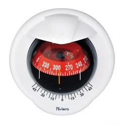 Bussola Riviera Pegasus 4" bianca/rossa