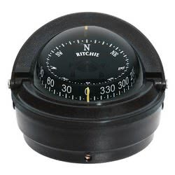 Bussola Ritchie Voyager 3" esterna nera/nera