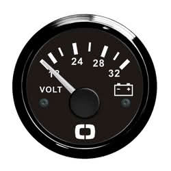 Voltmetro 18/32 V nero/nera