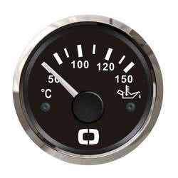 Indicatore temperatura olio 50/150° nero/lucida