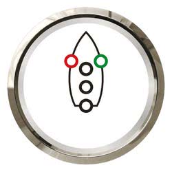 Navigation controller bianco/lucida