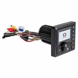 Dashboard radio with TFT screen, DAB antenna, camera connectable