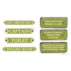 Targhetta bronzo ENGINE ROOM