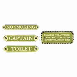 Targhetta OLD MARINA per locali di bordo