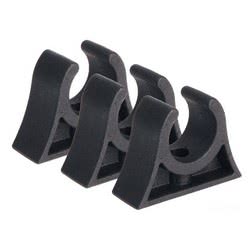 Clip nera per tubi 60/65 mm Laccio