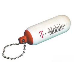 Long fender keyring red/white