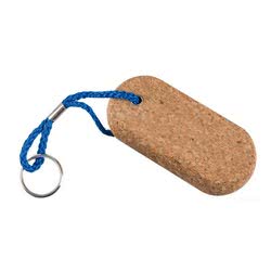 Portachiavi sughero ovale