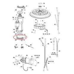 Bracket, starte motor
