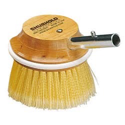 Spazzolone tondo 5" fibre gialle