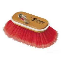 Scrubber 6 " soft + medium red fibres