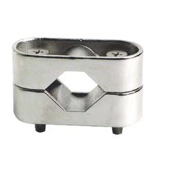 Morsetto in acciaio inox AISI 316 lucidato a specchio