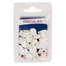 Washer w/ snap-on cap white 3.5/4.2 mm