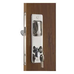 Yale-type external lock 16/38 mm w/projecting hook