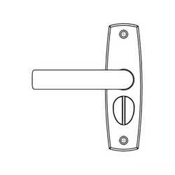 Coppia Maniglie CONTEMPORARY SX per 38.130.02