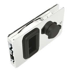 Chiusura Flush per porte ingresso inox impermeab.