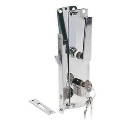 Serratura a incasso per porta scorrevole a chiave tipo Yale