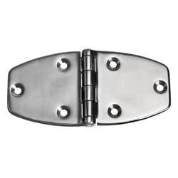 Cerniera inox trapezoidale 153x75x3,6mm