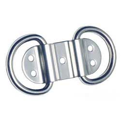 Doppio anello c/piastina 76x32