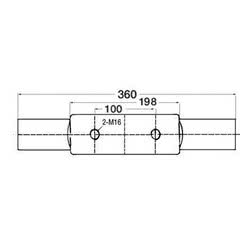 Bitta inox Nordik 360 mm