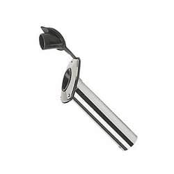 Portacanna da incasso in ottone cromato